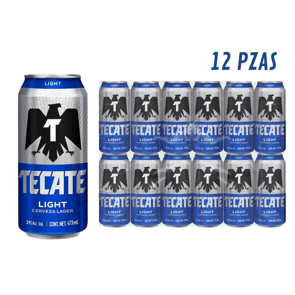 TECATE LIGHT 473 ML