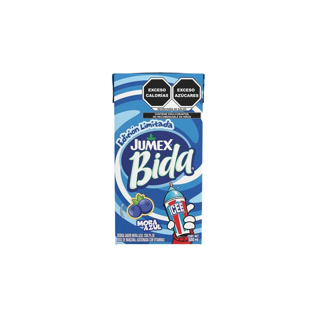 BIDA TETRA ICEE MORA AZUL 500 ML