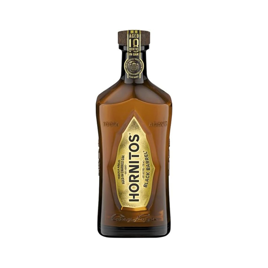 TEQ HORNITOS BLACK BARREL 750 ML
