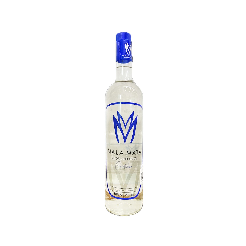 LICOR DE AGAVE MALA MATA CRISTALINO 1LT