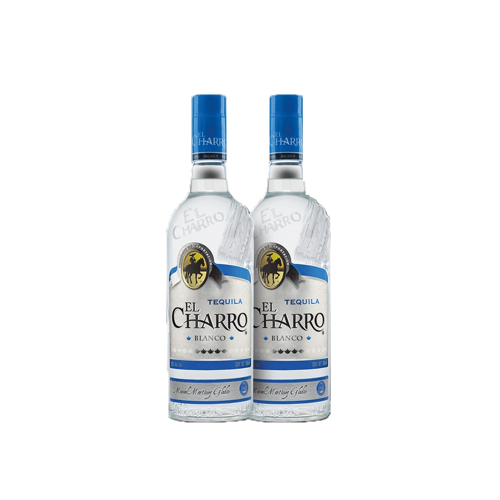 TEQ EL CHARRO BLANCO 2X1 750ML