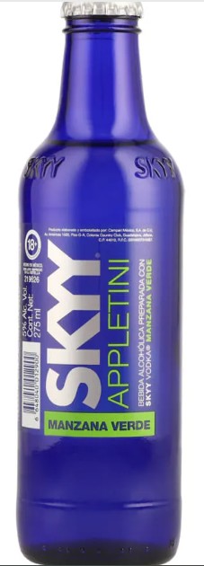 SKYY BLUE APPLETINI 275 ML