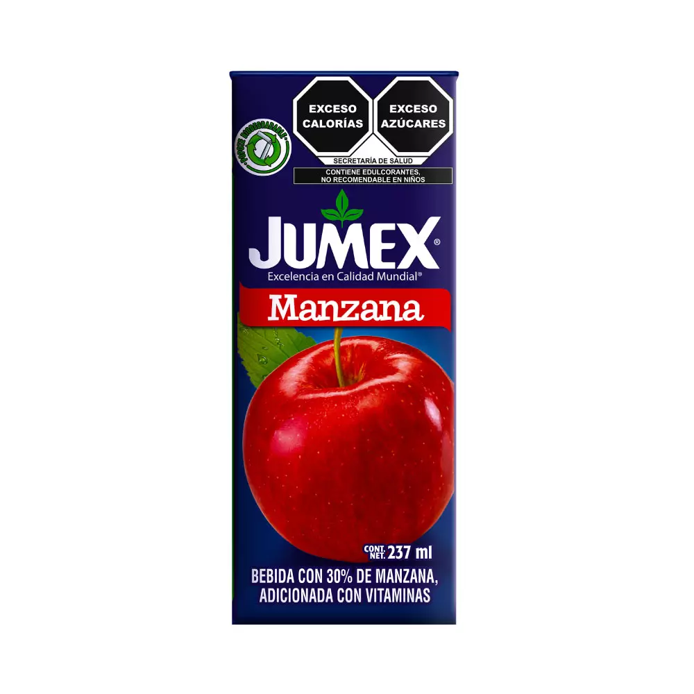 JUMEX MINIBRICK MANZANA 237 ML