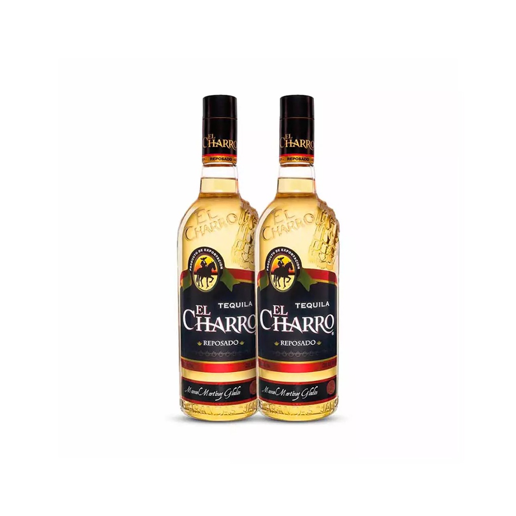 TEQ EL CHARRO REPOSADO 2X1 750 ML
