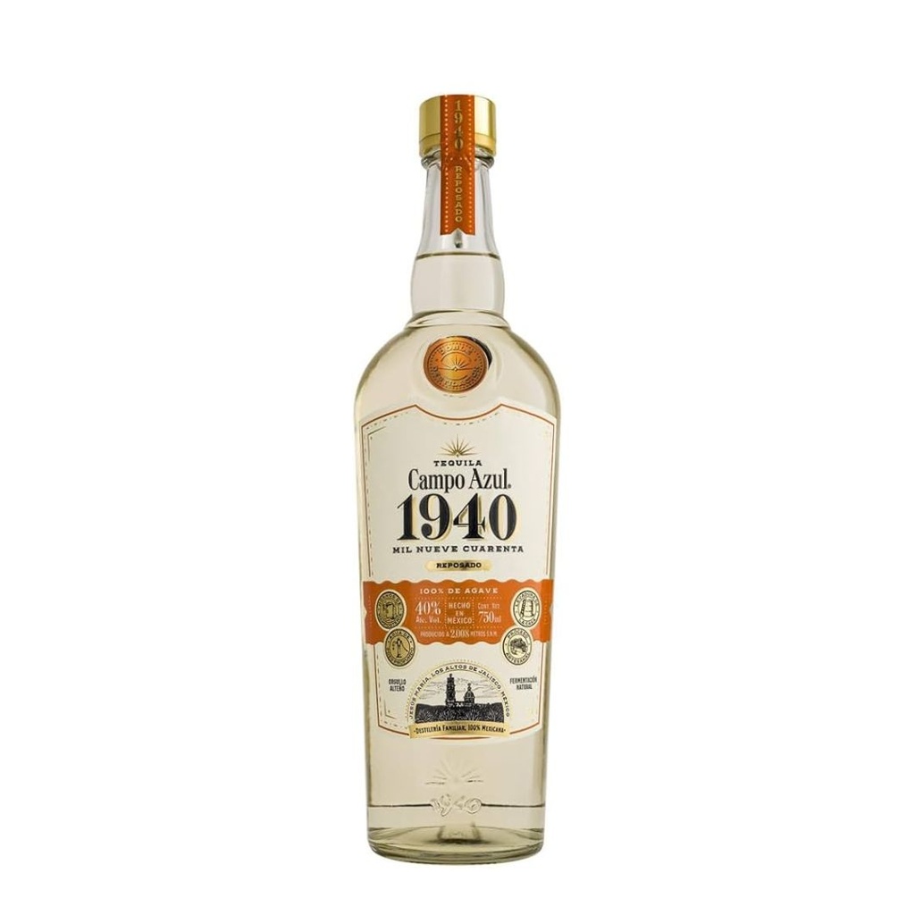 TEQ CAMPO AZUL 1940 REPOSADO 750 ML