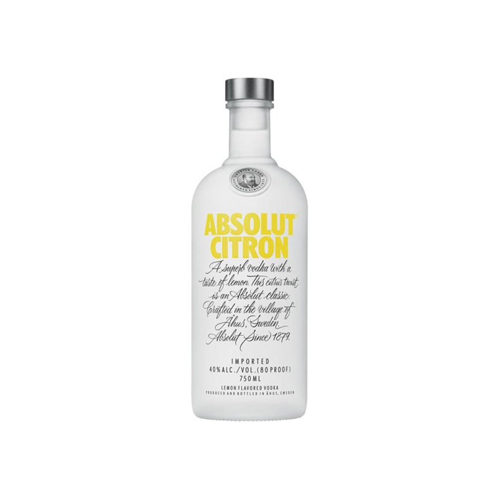 VODKA ABSOLUT CITRON 750 ML