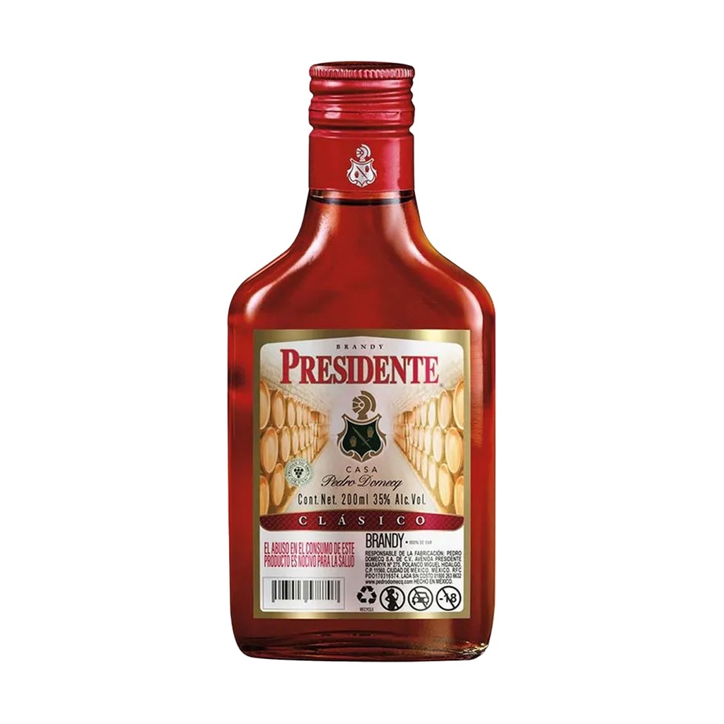 BRANDY PRESIDENTE 200 ML