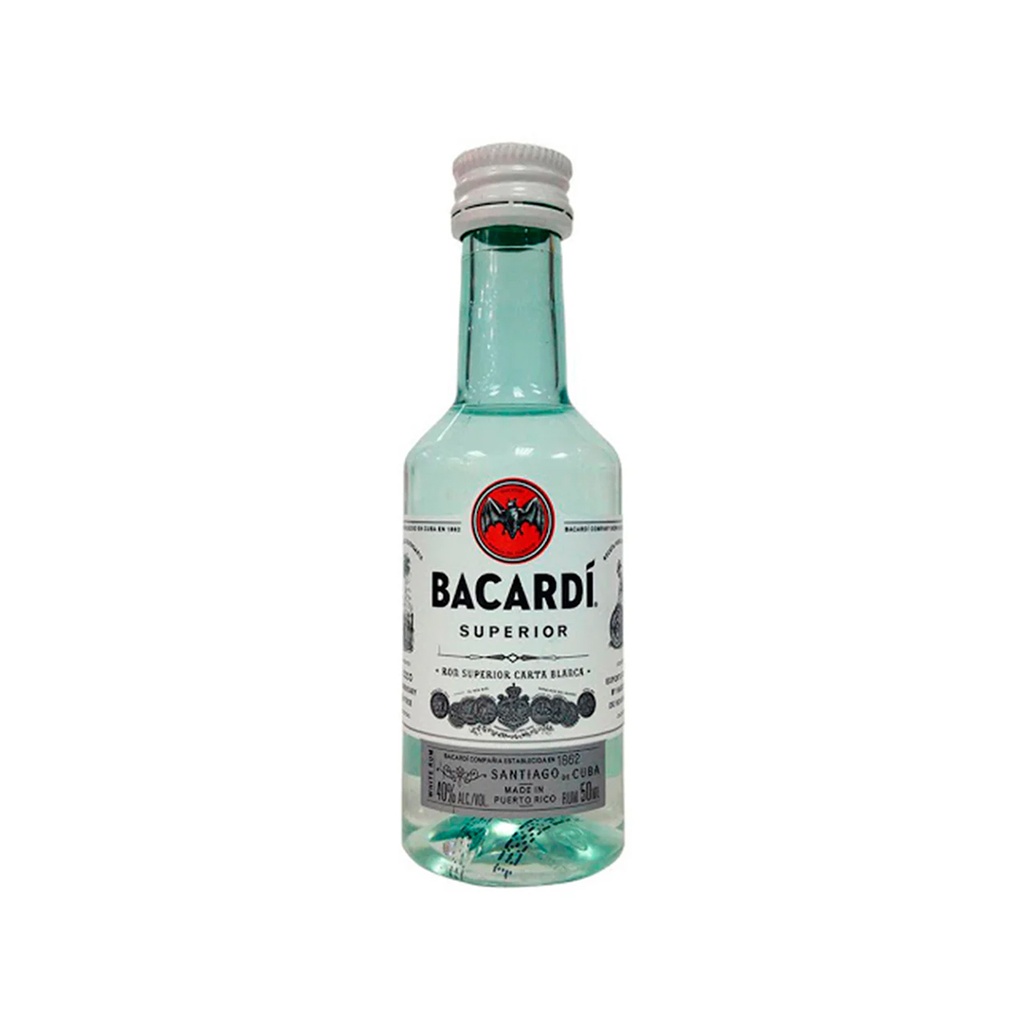 RON BACARDI CARTA BLANCA 50 ML
