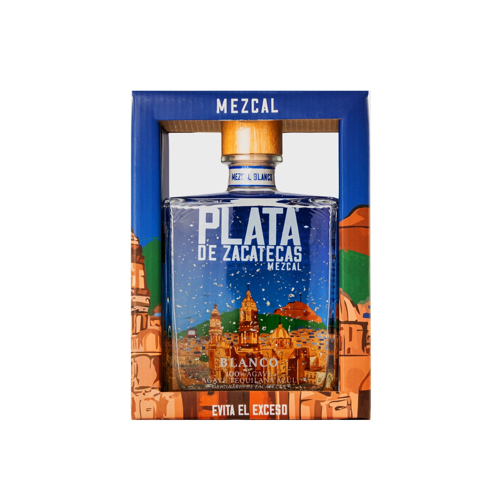 MEZCAL PLATA DE ZACATECAS  750 ML