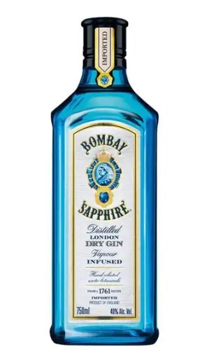 GINEBRA BOMBAY SAPPHIRE 750 ML