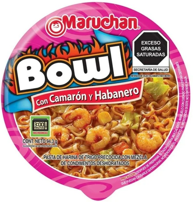 SOPA MARUCHAN BOWL CAMARON HABANERO