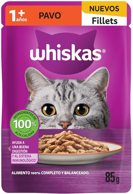WHISKAS POUCH PAVO 85 GR
