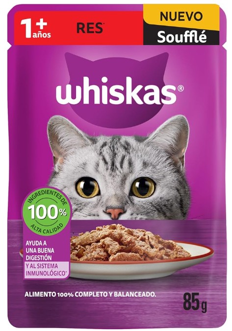 WHISKAS POUCH RES 85 GR